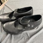 Dansko Women Black Leather Mary Jane Shoe Size 39eu 8 5us