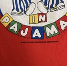 Vintage 1996 Bannanas In Pajamas T-shirt Size Small