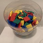 Learning Resources Square Color Tiles Counting Sorting Toy Set  In 4 Color