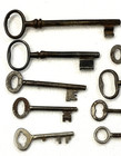 15 - Antique Skeleton Key Lot Furniture Padlocks Drawer Lock Mixed Old Keys