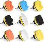 22pcs 3-inch Car Buffing Pad Polishing For Drill Sponge Kit Waxing Foam Polisher