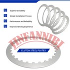 Clutch Friction Steel Spring Plate Kit For Harley Sportster 883 1200 1991-2020
