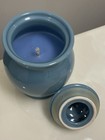 Vintage 90 s Set Of 3 Blue Decorative Candles Country Blueberry Farmhouse