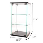 Infinity Countertop Display Case - 12-1 4 w X 14-1 4 d X 27-1 4 h