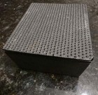 Vintage Cast Iron Match Safe Box With Lid Holder Box 