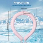 Instant Cooling Gel Neck Circumference-reusable Ice Scarf For Hot Flashes Summer