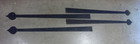 Lot Of 4 Large Hammered Strap Hinges Barn Door Gate Decorative 36  Long