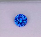 Certified 10 10 Ct  Rare Natural Ceylon Blue Sapphire Round Cut Loose Gemstone