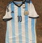 Lionel Messi Signed Argentina Jersey Bas