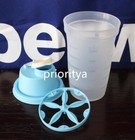 Tupperware Mini Small Quick Shake Gravy Shaker Mixer Blender 300ml 10oz Blue New