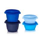 Tupperware 8pc  set Of 4  Heritage Food Storage Container Set