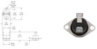 Lot Of 2 Therm-o-disc - 36tx22 13115 F113-20 - Thermostat  Thermal Cut-out  No  