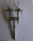 Tama Vintage 80 s Dual Tom Holder  Mount  Ratchets  L-arms  Memlock  1  Dia Post