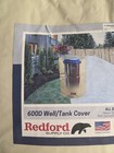 Redford Supply 600d Custom Well Tank Cover 28  X 24  Beige Pvc Oxford Polyester