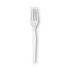 Dixie Fh217 Plastic Cutlery Forks - White  1000 carton  New