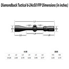 Vortex Diamondback 6-24x50mm Ebr-2c Mrad Reticle Ffp Riflescope - Dbk-10029