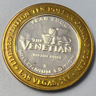  10 Venetian Campanile Tower  Las Vegas    999 Silver Strike Gaming Token