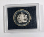 1977 Cayman Island  25 Silver Proof In Ogp 