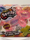 Stretchy Balloon Dog Pink Glitter Sensory Toy Stress Relief Kids Gift