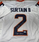Denver Broncos Patrick Surtain Ii Signed Custom White Jersey    24 Dpoy    Beckett