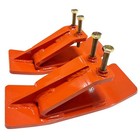 2pcs Tractor Bucket Protector Heavy Duty Steel Snow Plow Attachments Skid Edg   