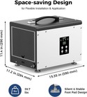 Alorair 70ppd Crawl Space Dehumidifier Wifi Basement Warehous 1000sq Ft W pump