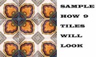 9 Mexican Tiles Wall Floor Use Talavera Mexico Ceramic Handmade Pottery C 066