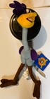 1997 Looney Tunes Road Runner Plush 14    New With Tag Warner Bros Stuffed Toy