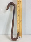 Cast Iron Antique Tool Double S Hook Large 9  Pots Pans Ceiling Hearth Vtg