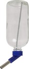 Lixit Glass Water Bottles For Rabbits  Ferrets  Small Birds  16oz  Clear 