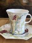 Rozenburg Eggshell Porcelain Cup   Saucer The Hague Antique 1897-1909 Schellink