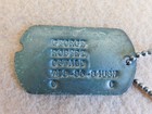 Original Korean War U s  Navy Usn Dog Tags - George Robert Oswald