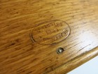 Refinished Antique Solid Oak 1889 Accessory Puzzle Box   singer Sewing Machine