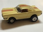 Aurora T-jet Slot Car 1373  - Mustang 2 2 Fastback In Yellow Nice