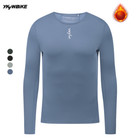 Men Cycling Base Layers Base Layer To Bike Sports Running Undershirt Fleece