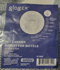 Glogex 3-in-1 Dog Bike-basket carrier backpack -soft Safety Mesh - Blue gray