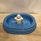 Michelin Man Bibendum Tire Ashtray Pottery Accessory Case Interior W box Used