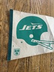 New York Jets Vintage 1970 s Football Pennant Full Sized Classic  Felt