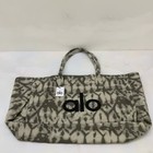 Alo Yoga Gray Tie Dye Tote Bag Canvas Large Gym Travel Bag Nwt Authentic