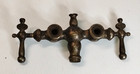 Antique Monarch Faucet Two Hole Hot Cold Tap Sink Bath Kitchen Utility