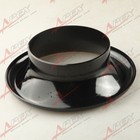 5  Inch Short Ram  Cold Air Intake Turbo Horn Velocity Stack Adapter Black