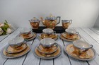 Vintage Japanese Porcelain Post Wwii Tashiro Shoten Lusterware 20piece Tea Set