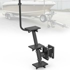 880 Lbs Boat Trailer Steps 3-step Ladder Side Mount Trailer Step For Universal