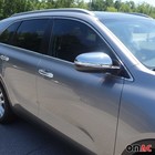 Side Mirror Cover Caps Fits Kia Sorento 2016-2020 Stainless Steel Silver 2 Pcs