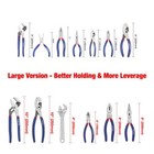 Workpro 6pc Steel Plier Wrench Set Diagonal Linesman Pliers Adjustable Wrench Us
