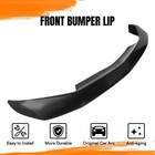 Front Bumper Lip Spoiler For 2005-2009 Ford Mustang V6 Model Only  Pu Black