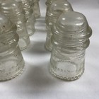 Vintage Hemingray Clear Glass Insulator  9  Made In The Usa Buy 1 Or All