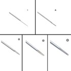 50 Pcs Mixed Sizes Sterile Disposable Tattoo Needles 5 Sizes - 1 3 5 7 9rl