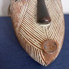 Vintage Hand-carved African Kifwebe-style Mask  songye Tradition  Good Condition