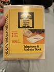Rare Vintage New - Yellow Phone Book - Telephone Address Book 5581 Taiwan